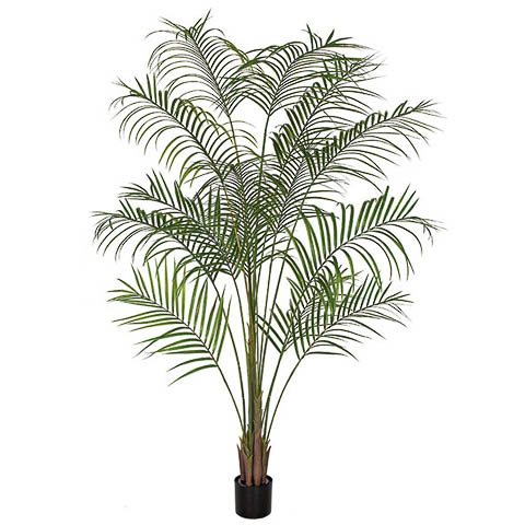 7 Foot Plastic Areca Palm Tree