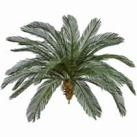4.5 Foot x 68 Inch Outdoor UV Protected Polyblend Cycas Palm Tree